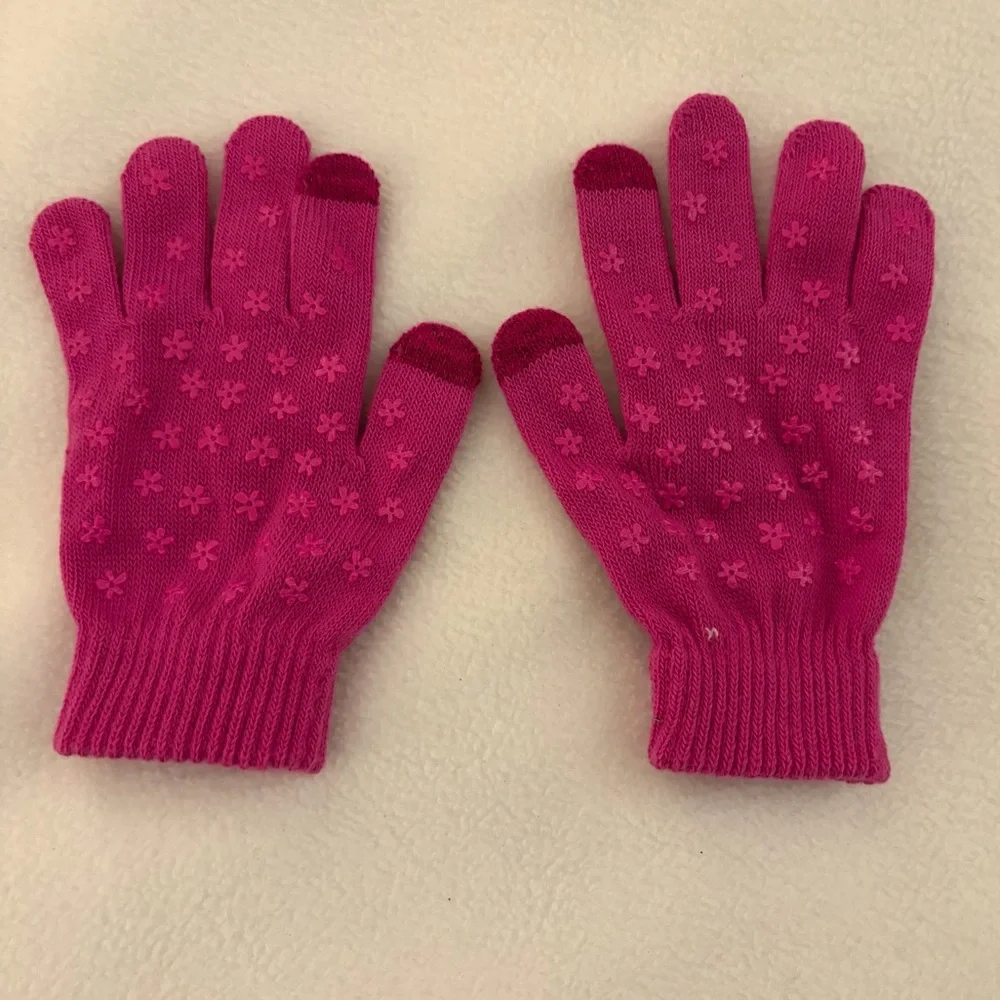 Smart Touch Pink Gloves